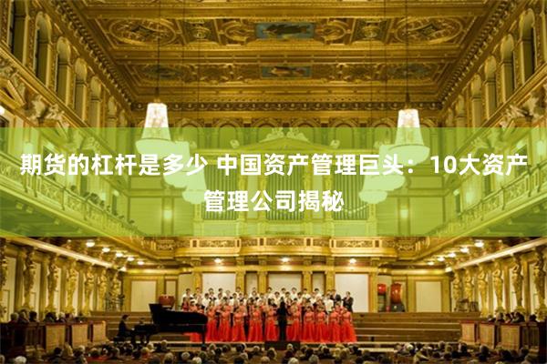 期货的杠杆是多少 中国资产管理巨头：10大资产管理公司揭秘