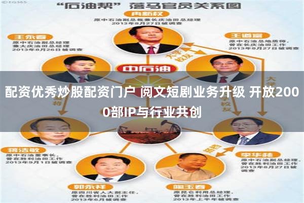 配资优秀炒股配资门户 阅文短剧业务升级 开放2000部IP与行业共创