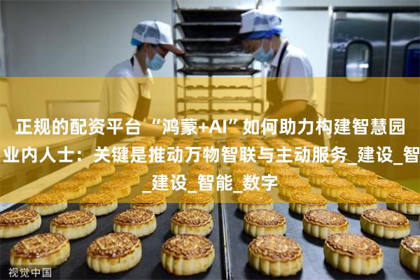 正规的配资平台 “鸿蒙+AI”如何助力构建智慧园区2.0？业内人士：关键是推动万物智联与主动服务_建设_智能_数字