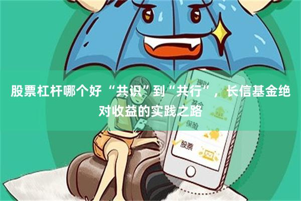 股票杠杆哪个好 “共识”到“共行”，长信基金绝对收益的实践之路