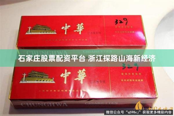 石家庄股票配资平台 浙江探路山海新经济