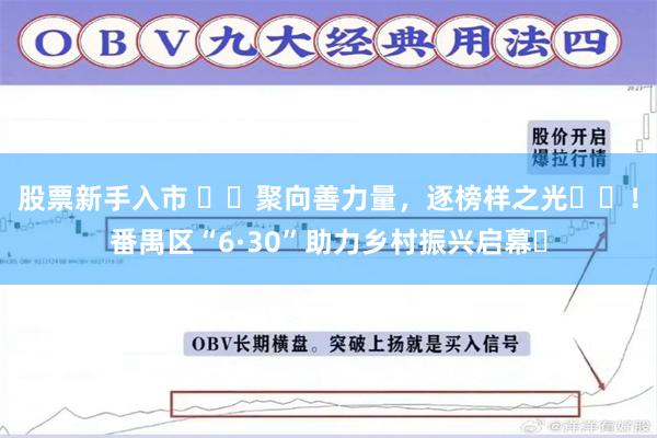 股票新手入市 ​​聚向善力量，逐榜样之光​​！番禺区“6·30”助力乡村振兴启幕​