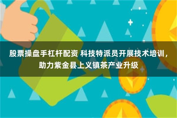 股票操盘手杠杆配资 科技特派员开展技术培训，助力紫金县上义镇茶产业升级