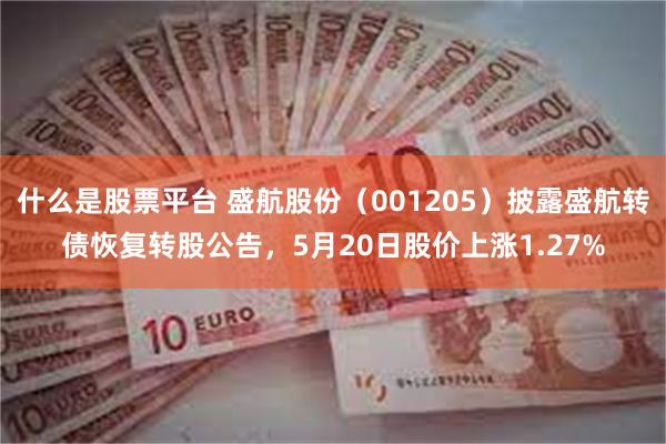 什么是股票平台 盛航股份（001205）披露盛航转债恢复转股公告，5月20日股价上涨1.27%
