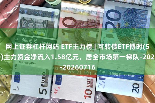 网上证劵杠杆网站 ETF主力榜 | 可转债ETF博时(511380)主力资金净流入1.58亿元，居全市场第一梯队-20260716