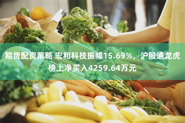 期货配资策略 宏和科技振幅15.69%，沪股通龙虎榜上净买入4259.64万元