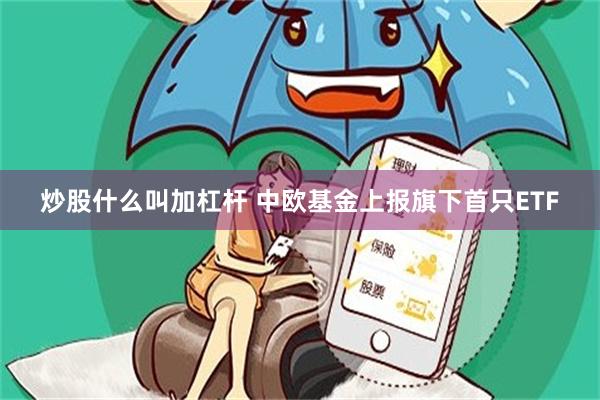 炒股什么叫加杠杆 中欧基金上报旗下首只ETF