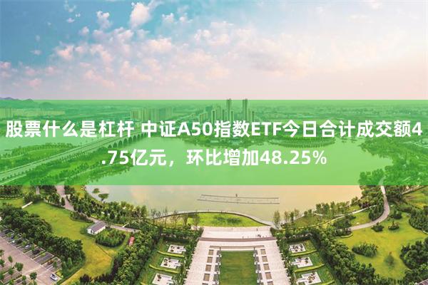 股票什么是杠杆 中证A50指数ETF今日合计成交额4.75亿元，环比增加48.25%