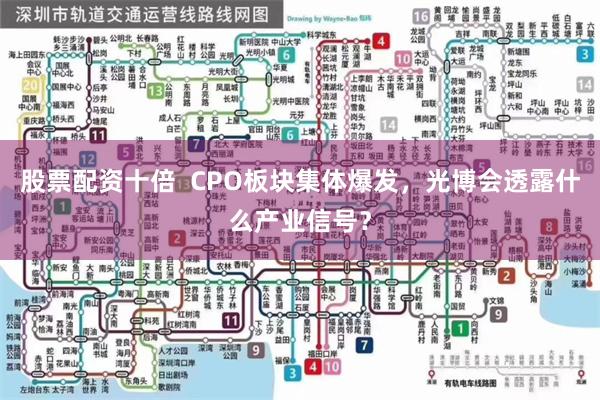 股票配资十倍  CPO板块集体爆发，光博会透露什么产业信号？