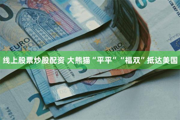 线上股票炒股配资 大熊猫“平平”“福双”抵达美国