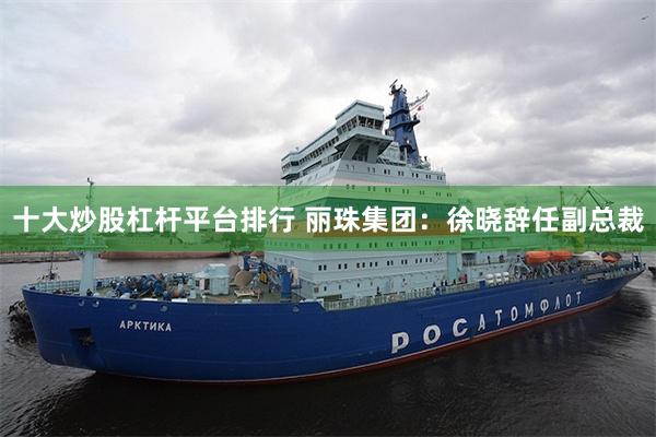 十大炒股杠杆平台排行 丽珠集团：徐晓辞任副总裁