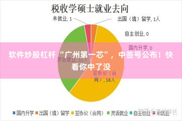 软件炒股杠杆 “广州第一芯”，中签号公布！快看你中了没