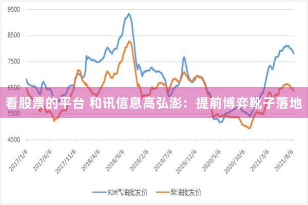 看股票的平台 和讯信息高弘澎：提前博弈靴子落地