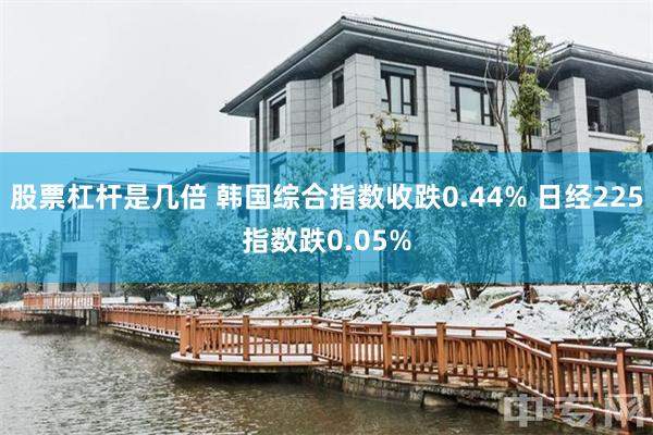 股票杠杆是几倍 韩国综合指数收跌0.44% 日经225指数跌0.05%